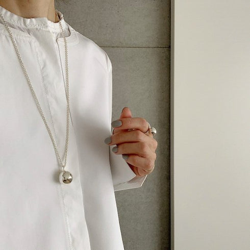 wonky ball necklace